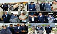 معاون رییس جمهور و رییس سازمان ملی استاندارد ایران از شهرک صنعتی زاهدان جاده میرجاوه بازدید کرد