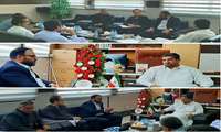 نشست مدیرعامل شرکت شهرک های صنعتی استان سیستان و بلوچستان با فرماندار شهرستان خاش