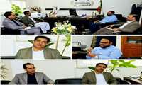 مدیرعامل شرکت شهرک های صنعتی سیستان و بلوچستان با فرماندار شهرستان سیب و سوران دیدار کرد