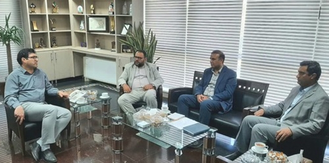 نشست مدیر عامل شرکت شهرک های صنعتی استان با مدیرعامل شرکت آب و فاضلاب سیستان و بلوچستان