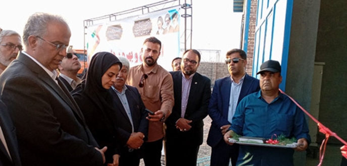 افتتاح و بهره برداری از طرح صنعتی تولید محصولات بتنی و‌ تیرچه فولادی در شهرک صنعتی محمد آباد   